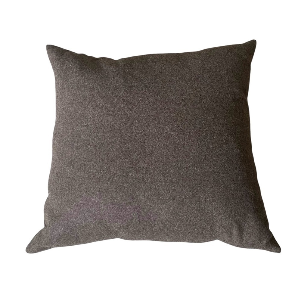 Large Wool Square Throw Pillow